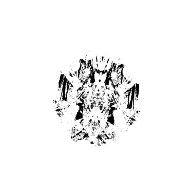 siyah fırça darbesi ve sınır. grunge soyut el - boyanmış elementler.