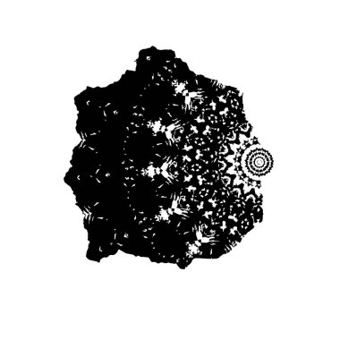 siyah fırça darbesi ve sınır. grunge soyut el - boyanmış elementler.