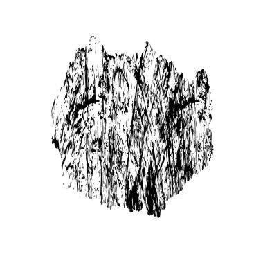 siyah fırça darbesi ve sınır. grunge soyut el - boyanmış elementler.