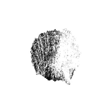 siyah fırça darbesi ve sınır. grunge soyut el - boyanmış elementler.