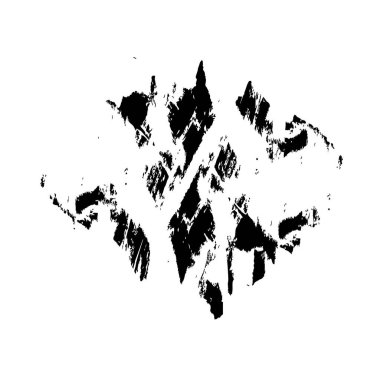 siyah fırça darbesi ve sınır. grunge soyut el - boyanmış elementler.