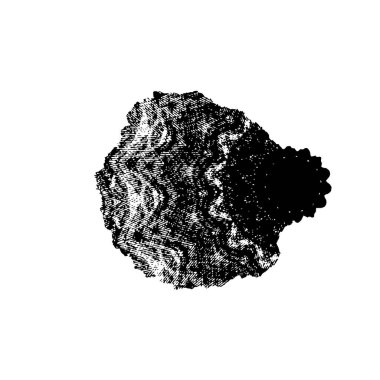 soyut siyah ve beyaz geometrik dekoratif çizim