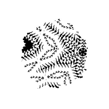 soyut siyah ve beyaz geometrik dekoratif çizim