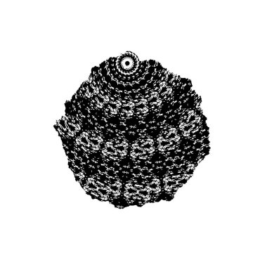 soyut siyah ve beyaz geometrik dekoratif çizim