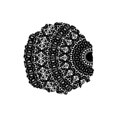 soyut siyah ve beyaz geometrik dekoratif çizim