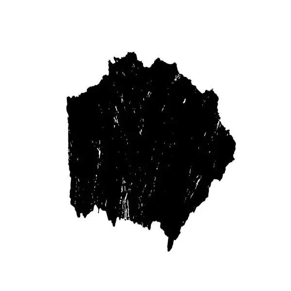 Dibujo Decorativo Geométrico Abstracto Blanco Negro — Vector de stock