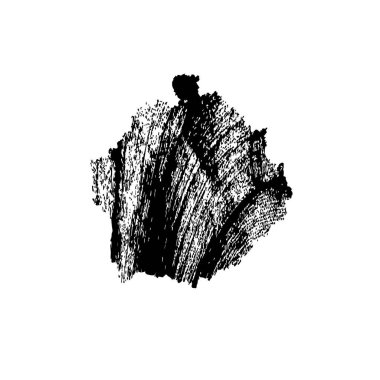 siyah fırça darbesi ve sınır. grunge soyut el - boyanmış elementler.