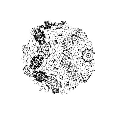 siyah fırça darbesi ve sınır. grunge soyut el - boyanmış elementler.