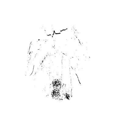 siyah fırça darbesi ve sınır. grunge soyut el - boyanmış elementler.