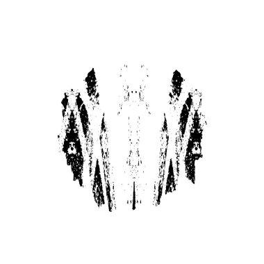 siyah fırça darbesi ve sınır. grunge soyut el - boyanmış elementler.