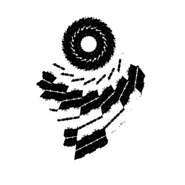 siyah fırça darbesi ve sınır. grunge soyut el - boyanmış elementler.