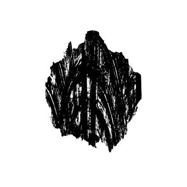 siyah fırça darbesi ve sınır. grunge soyut el - boyanmış elementler.