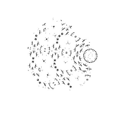 siyah fırça darbesi ve sınır. grunge soyut el - boyanmış elementler.
