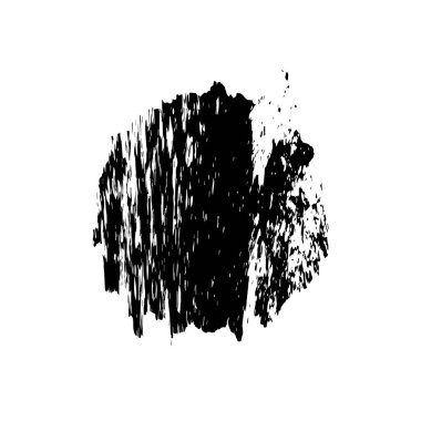 Beyaz arkaplanda soyut tek renkli leke, vektör illüstrasyonu