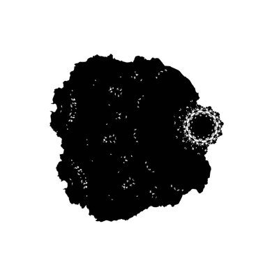 siyah fırça darbesi ve sınır. grunge soyut el - boyanmış elementler.