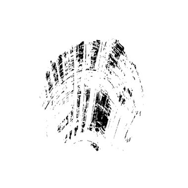 siyah beyaz geometrik dekoratif çizim