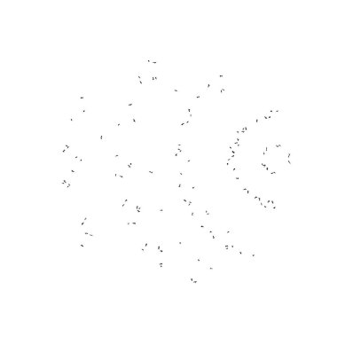 siyah beyaz geometrik dekoratif çizim