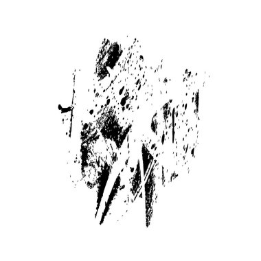 Vektör çizimi. Beyaz arkaplanda soyut geometrik şekil. 