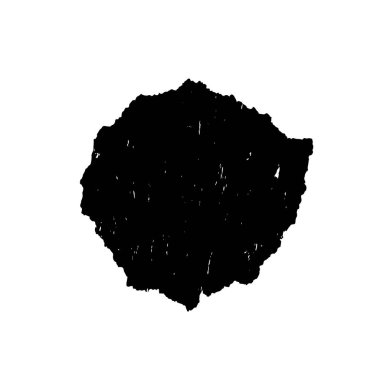 Vektör çizimi. Beyaz arkaplanda soyut geometrik şekil. 