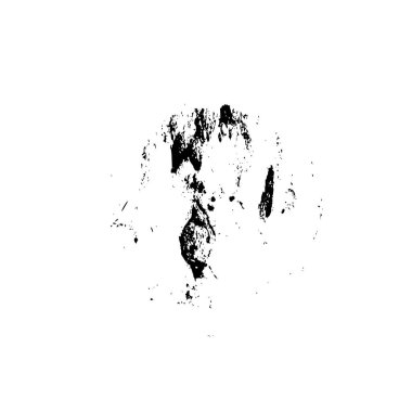 Vektör çizimi. Beyaz arkaplanda soyut geometrik şekil. 