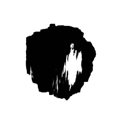 Vektör çizimi. Beyaz arkaplanda soyut geometrik şekil. 