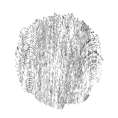 Vektör çizimi. Beyaz arkaplanda soyut geometrik şekil. 