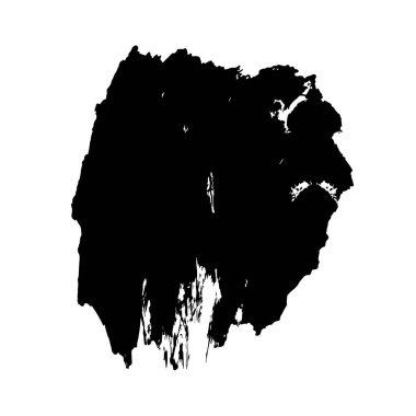 Vektör çizimi. Beyaz arkaplanda soyut geometrik şekil. 