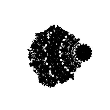 Soyut siyah ve beyaz grunge monokrom arkaplanı.   