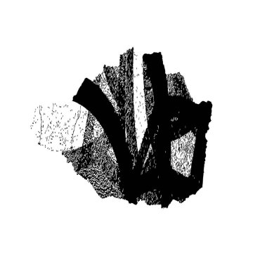 Beyaz arkaplanda soyut grunge ögesi, vektör illüstrasyonu