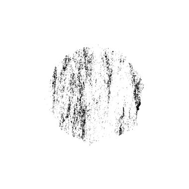 Soyut siyah mürekkep lekesi. Beyaz arka planda elle boyanmış bir element. vektör illüstrasyonu