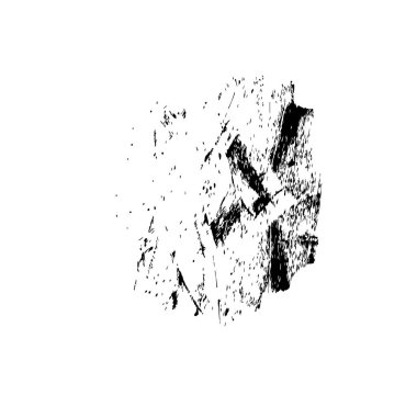 Beyaz arkaplanda soyut grunge ögesi, vektör illüstrasyonu