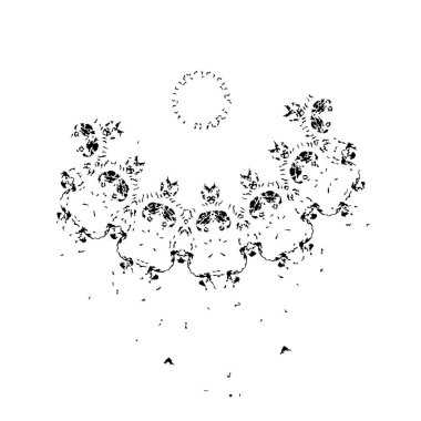 siyah ve beyaz soyut arkaplan, vektör tasarımı.