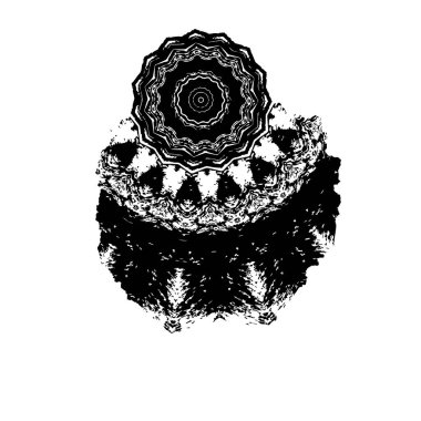 Soyut siyah ve beyaz grunge monokrom arkaplanı.   