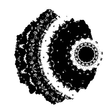 Soyut siyah ve beyaz grunge monokrom arkaplanı.   