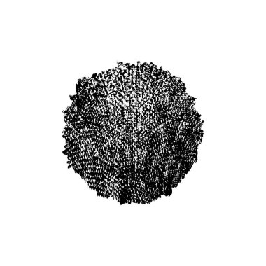 Beyaz arkaplanda soyut grunge mürekkep lekesi