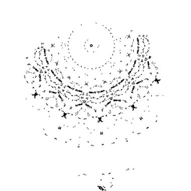 Soyut arkaplan. Monokrom dokusu. Siyah ve beyaz desenli arkaplan. 