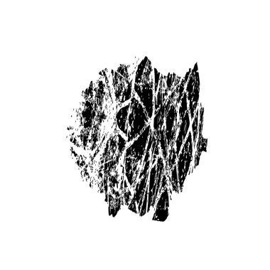 Beyaz arkaplanda soyut geometrik şekil. Vektör illüstrasyonu  