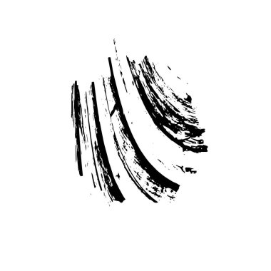 Beyaz arkaplanda soyut geometrik şekil. Vektör illüstrasyonu  