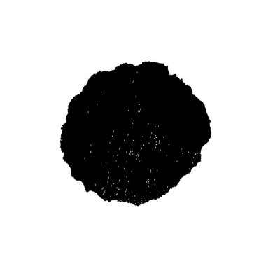 Siyah mürekkep lekesi beyaz arkaplanda izole edildi