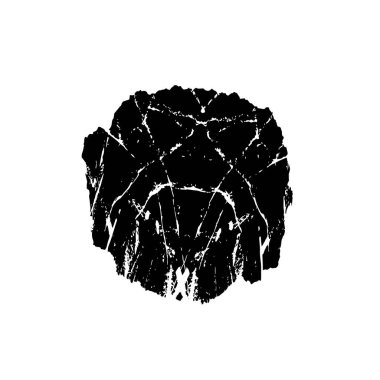 grunge noktası, beyaz arkaplanda soyut tasarım ögesi