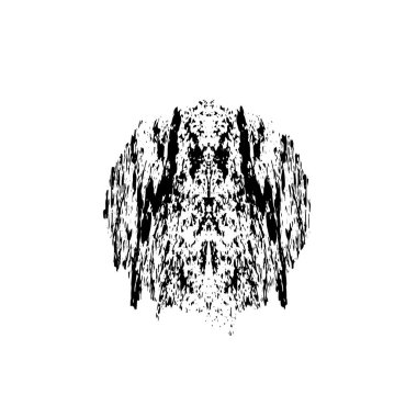 grunge noktası, beyaz arkaplanda soyut tasarım ögesi