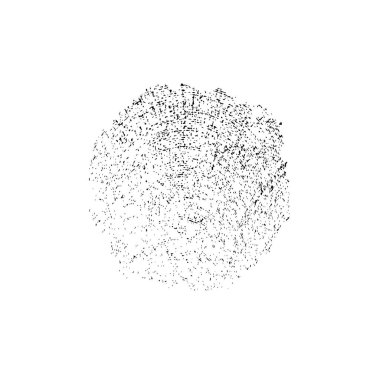 grunge noktası, beyaz arkaplanda soyut tasarım ögesi