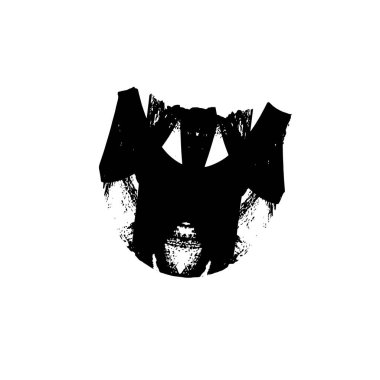 grunge noktası, beyaz arkaplanda soyut tasarım ögesi