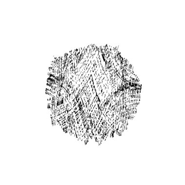 Siyah mürekkep lekesi beyaz arkaplanda izole edildi