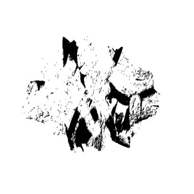 Beyaz arkaplanda soyut geometrik şekil. Vektör illüstrasyonu  