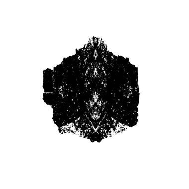 Beyaz arkaplanda kısmi mandala geometrik izi