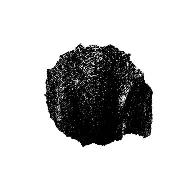 Beyaz arkaplanda grunge spot tasarım ögesi, vektör illüstrasyonu