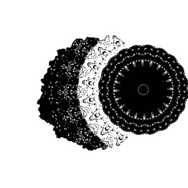 süs dokusu ve sanat tasarımı ile siyah ve beyaz monokrom soyut arkaplan