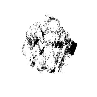 Beyaz arkaplanda siyah grunge mürekkep fırçası darbeleri. 