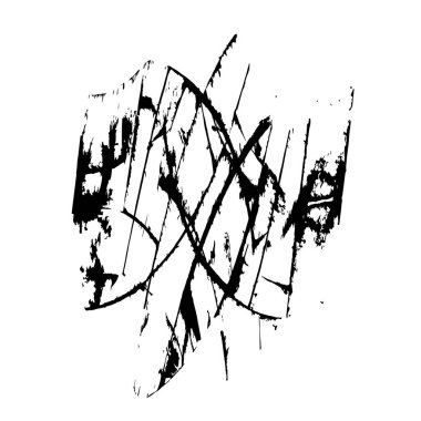 Beyaz arkaplan üzerindeki soyut grunge tasarım ögesi, vektör illüstrasyonu